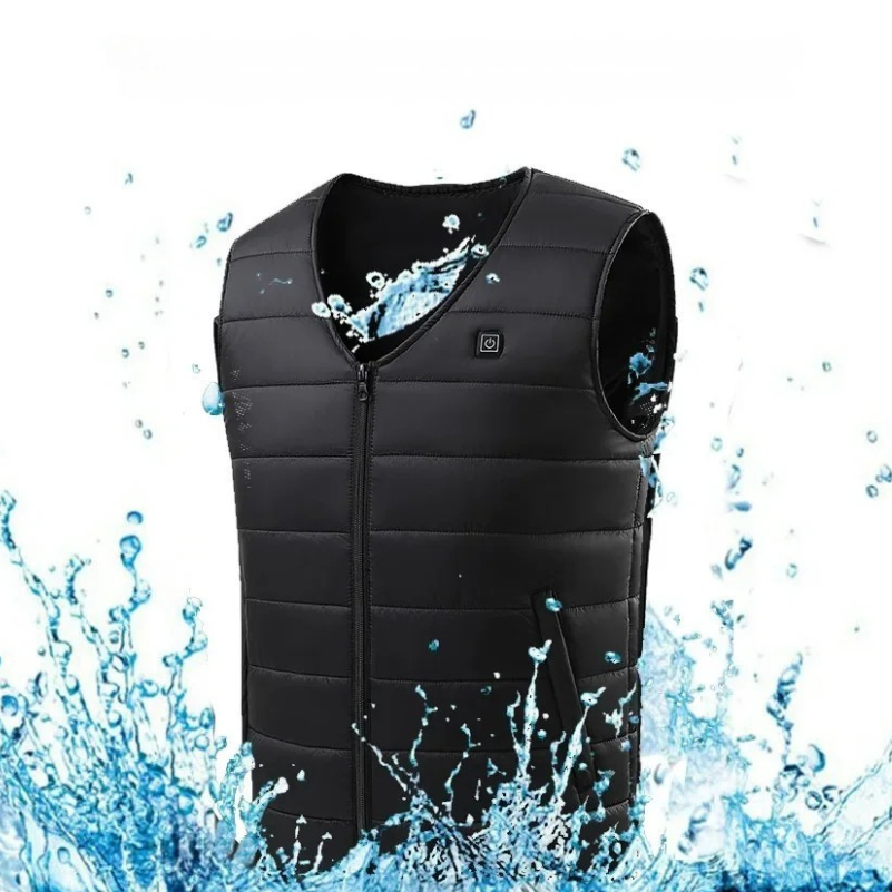Rechargeable Electric Heating Vest with 16 Heat Zones