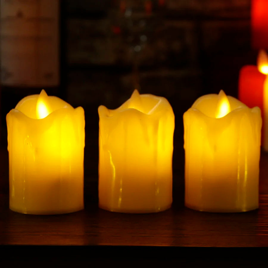 Safe LED Candles for Celebrations and Evenings