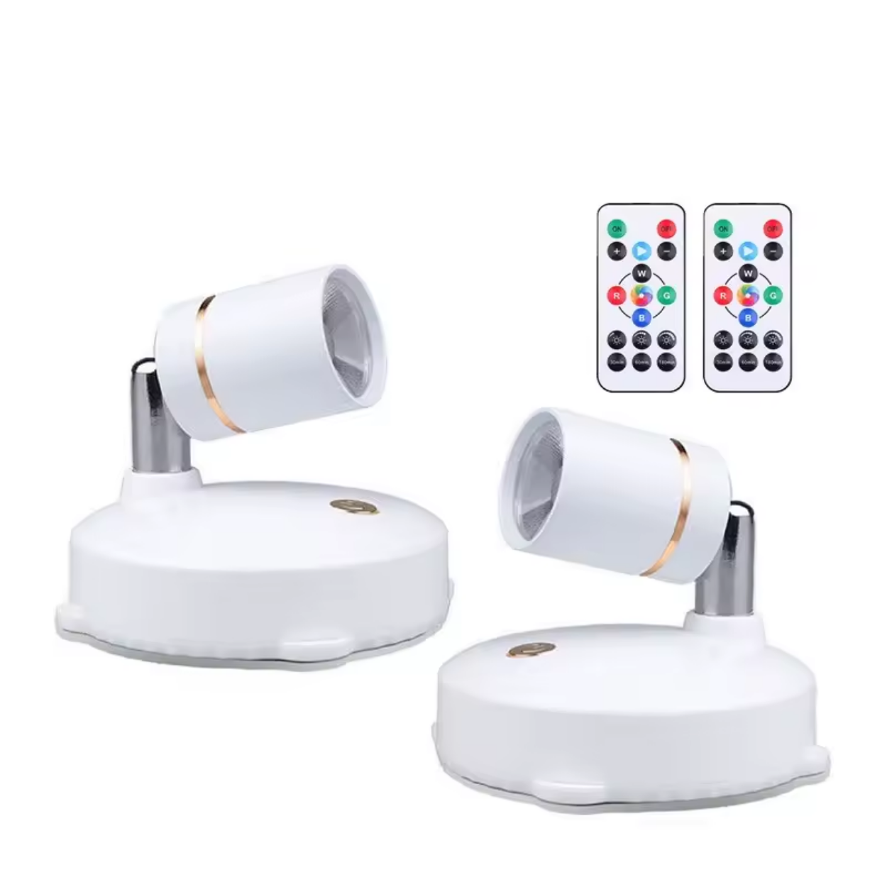 RGB LED Lamp with Remote and 16 Adjustable Colors