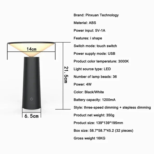 Portable LED Table Lamp