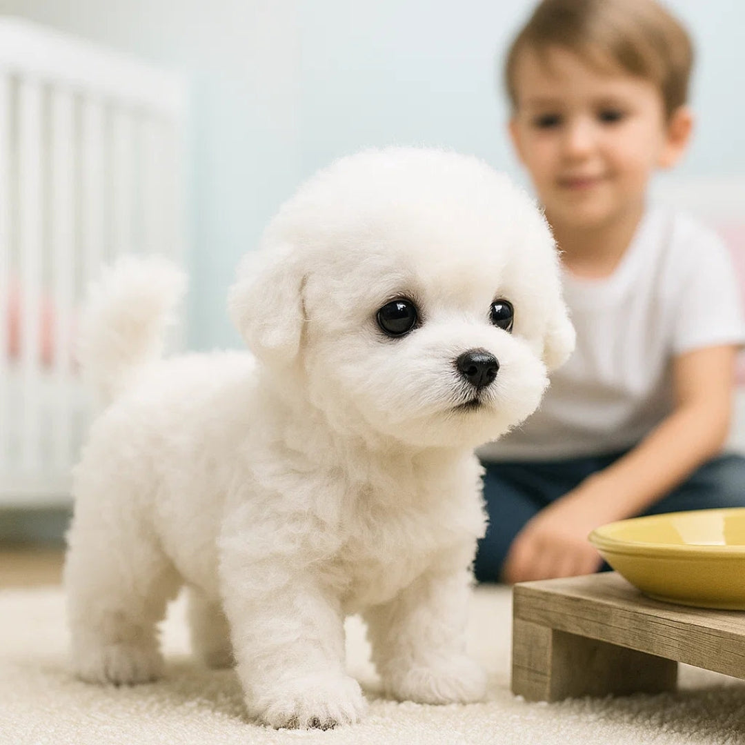 Realistic Electronic Puppy Plush Toy