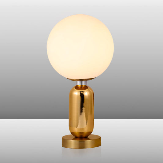 Lampe Verre Élégante Boule Dorée - Santeova