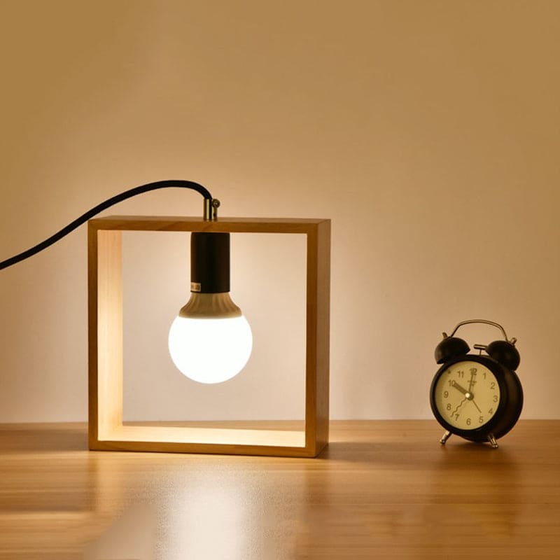 Lampe de Table Bois Chic Moderne - Santeova