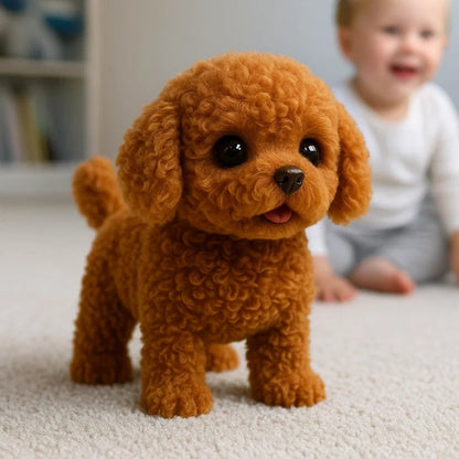 Jouet Chiot Électronique Réaliste en Peluche - Marcherelle