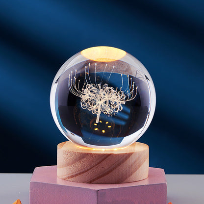 Elegant Crystal Night Lamp
