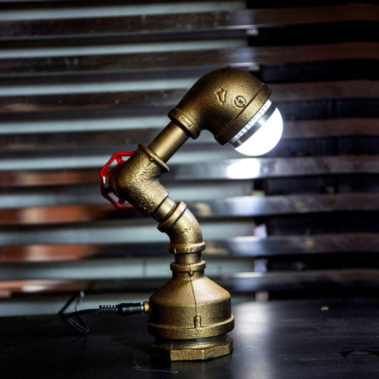 Lampe Robot Industriel en Métal avec Commutateur Mécanique - Santeova
