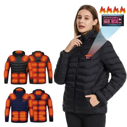 Electric Heated Jacket with 21 Heat Zones