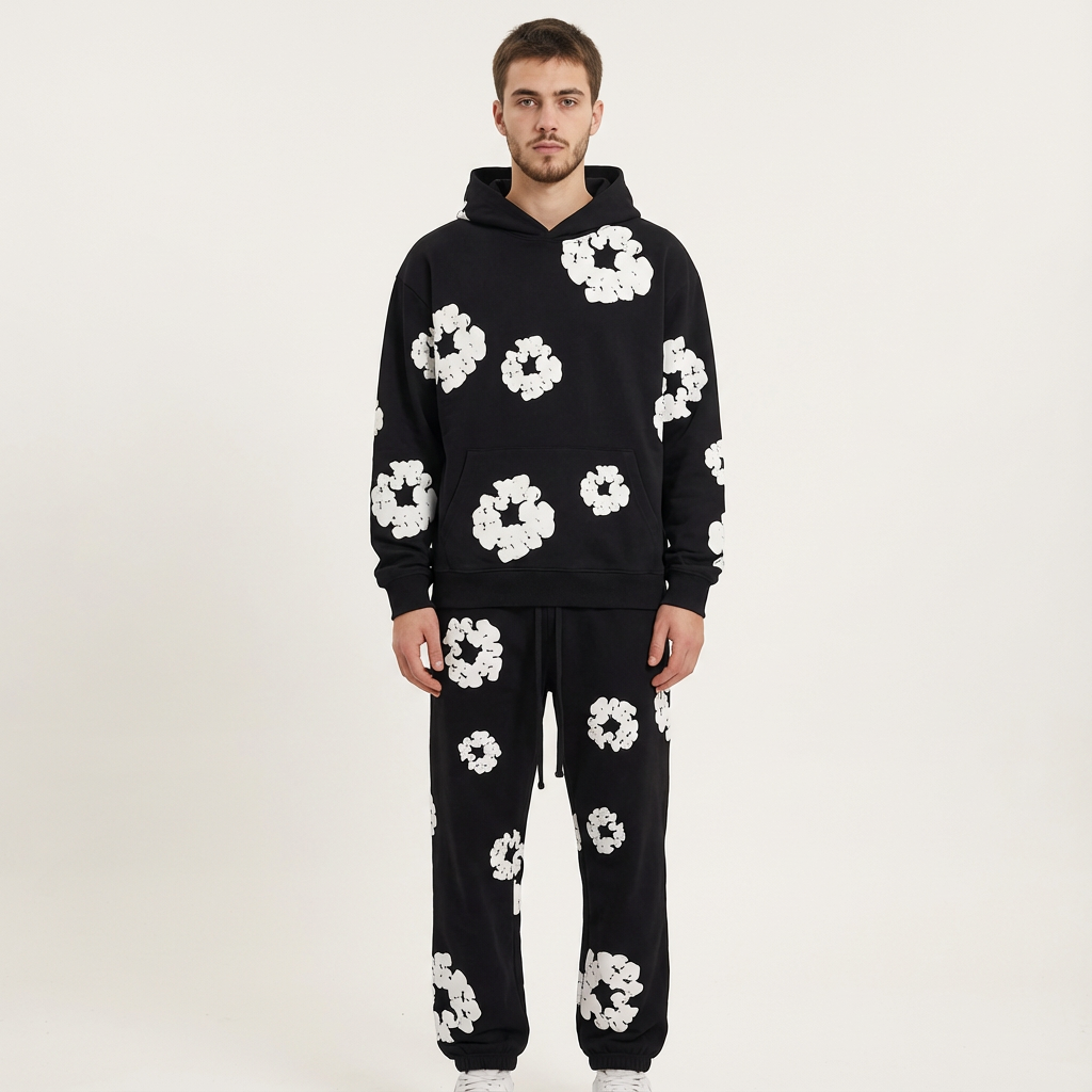 Men's Floral Sweatshirt Elegant – Chic Comfort Spring