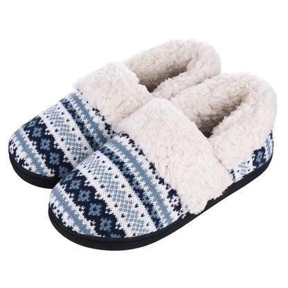 Soft and warm plush house slippers