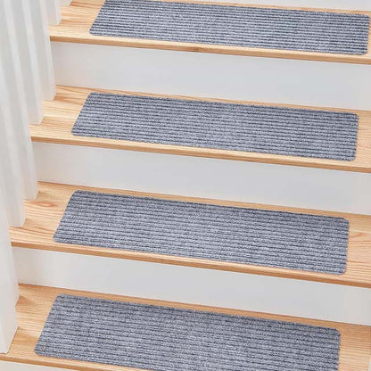 Self-Gripping Non-Slip Stair Mats - Set of 15