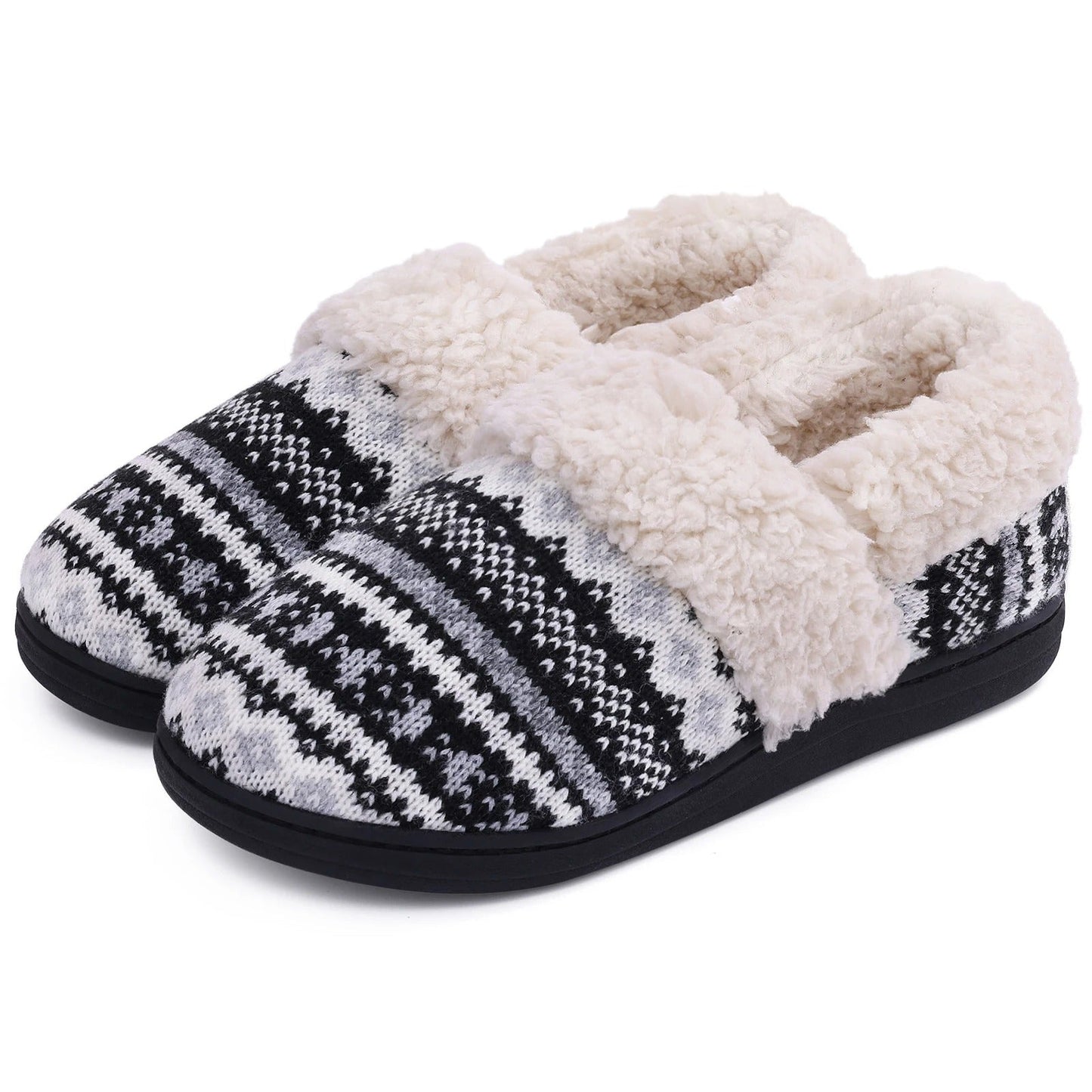 Soft and warm plush house slippers