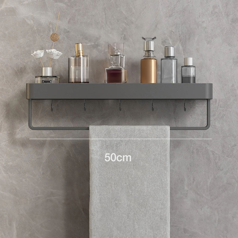 Hanging Shelves Bathroom Design