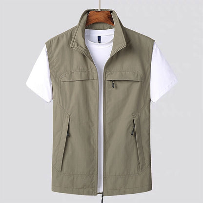 Men's Quick-Drying Vest for Outdoor Use