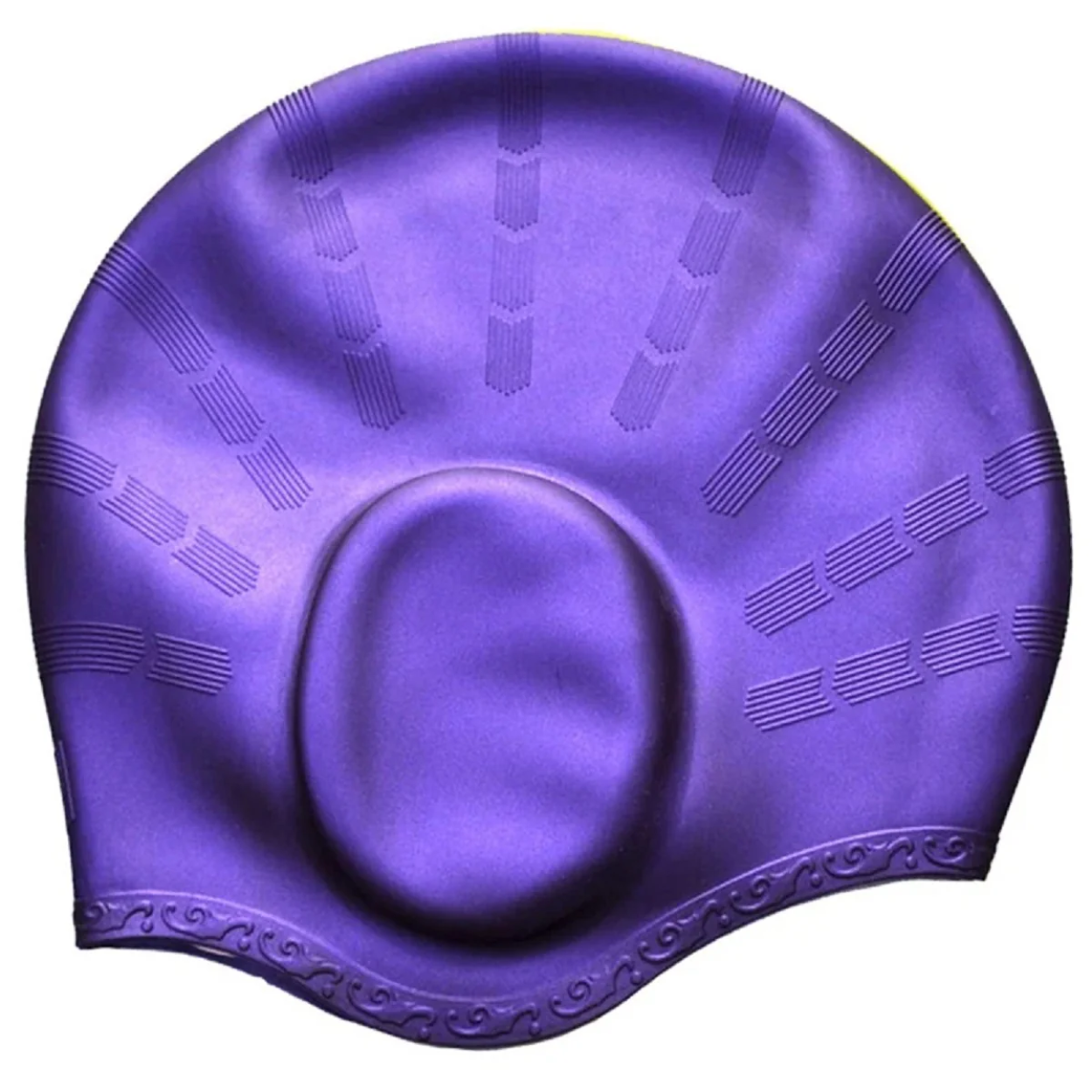 Waterproof Rubber Shower Cap with Ear Protection
