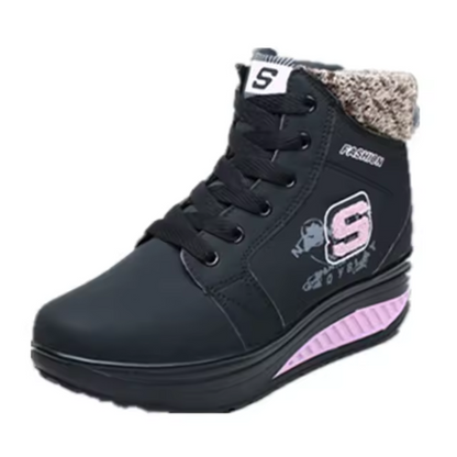 Heated Winter Boots with Street Style and Grip Sole