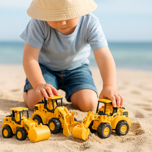Jeux de Construction Véhicules Éducatifs pour Enfants - Foivo