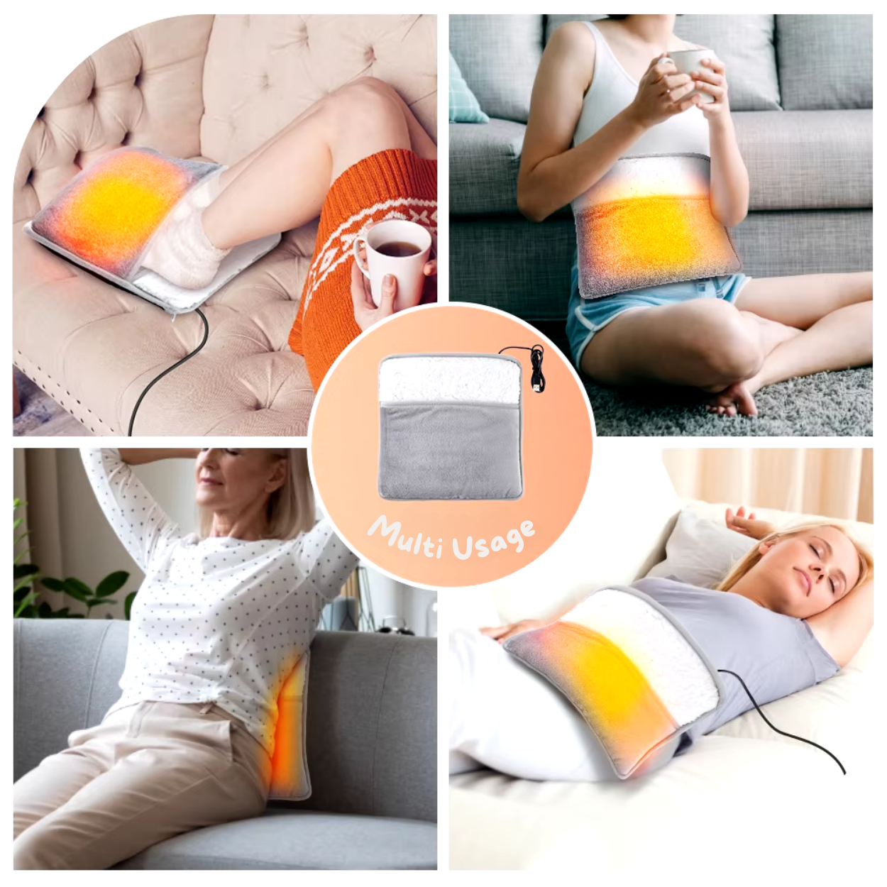 Compact Rechargeable Electric Foot Warmer