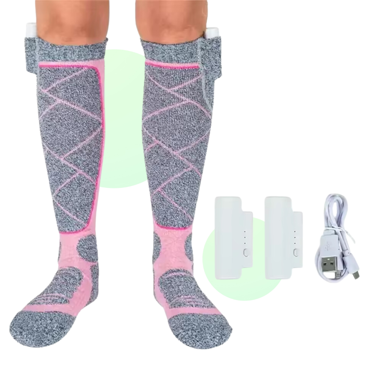Chaussettes Chauffantes pour Sport en Plein Air - Marcherelle
