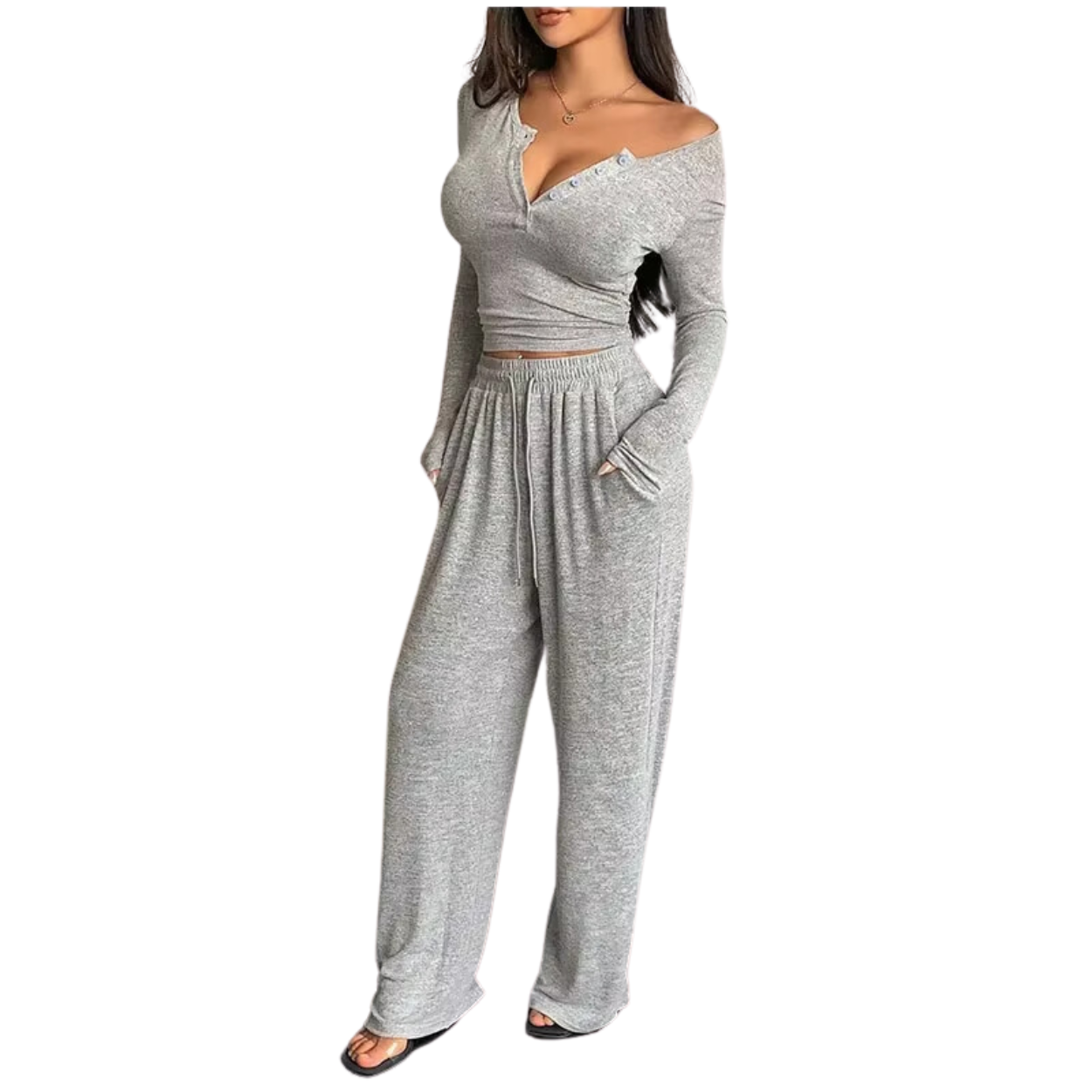 Comfortable Oversized Pants and Sweater