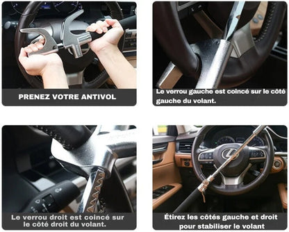 Reinforced Car Steering Lock Anti-Theft