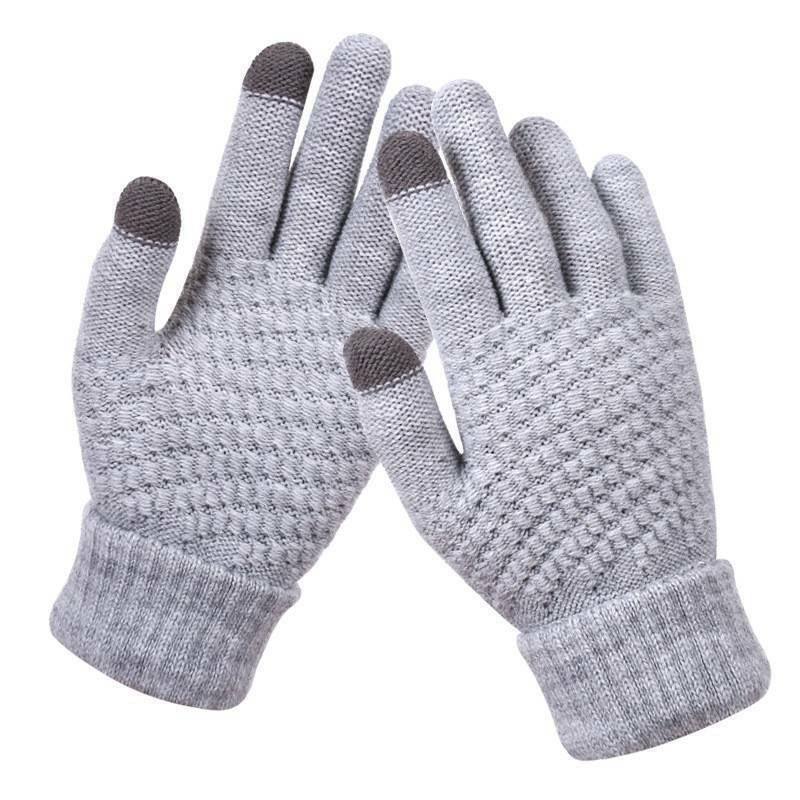 Elegant and Practical Knitted Gloves