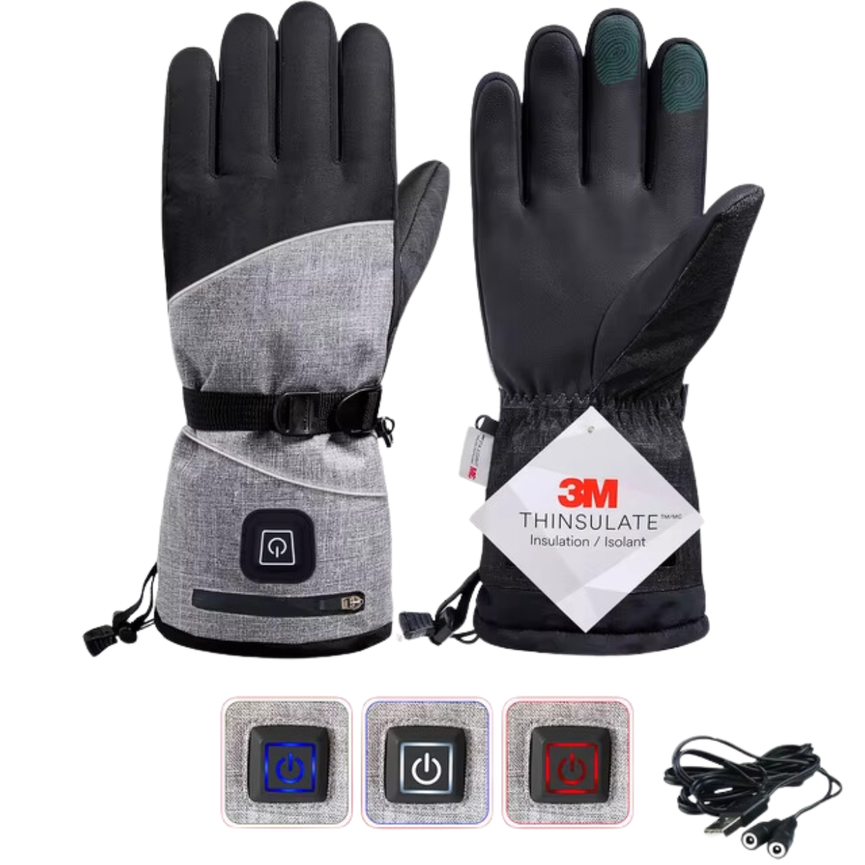 Electric Heated Gloves for Men and Women