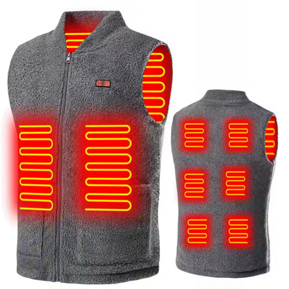 USB Electric Heating Vest with 8 Adjustable Zones
