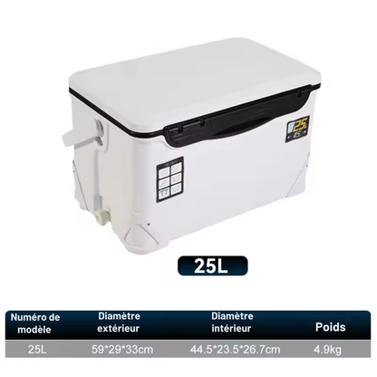 Insulated and Durable Fishing Cooler