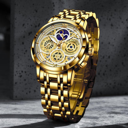 Elegant wristwatch for man