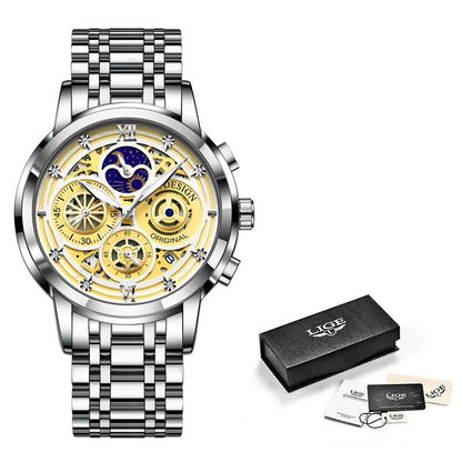 Elegant wristwatch for man