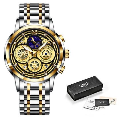 Elegant wristwatch for man