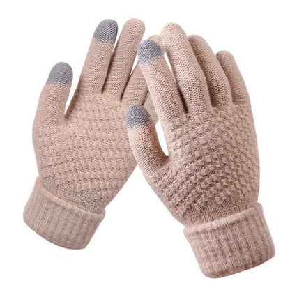 Elegant and Practical Knitted Gloves