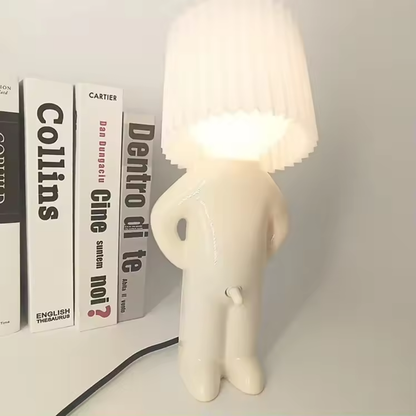 Original Desk Lamp Shaped Like a Figurine