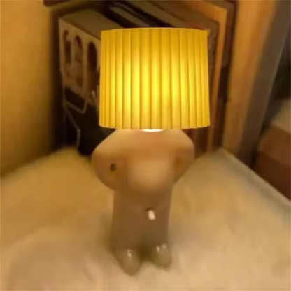Original Desk Lamp Shaped Like a Figurine
