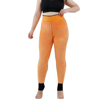 Soft and Warm Plus-Size Leggings for Women