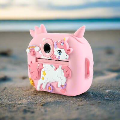 Marcherelle™ – Appareil Photo Instantané Enfant Double Objectif 12MP