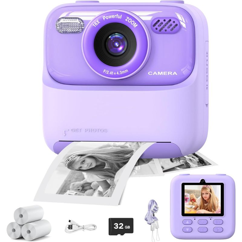 Marcherelle™ – Appareil Photo Instantané pour Enfant Créatif