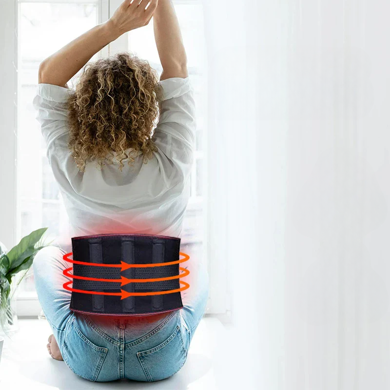 Marcherelle™ – Ceinture Chauffante Dos Ajustable avec 3 Niveaux de Chaleur