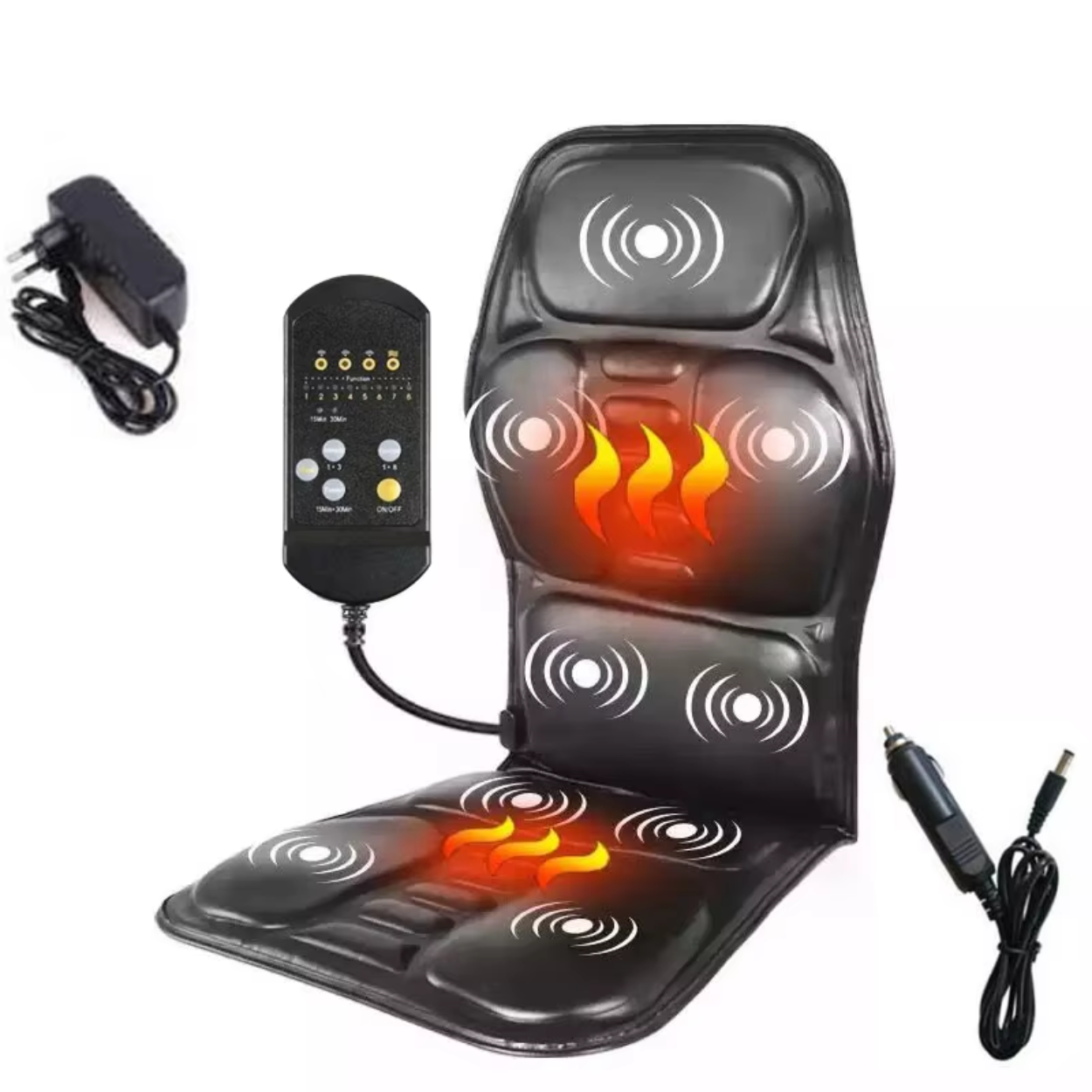 Marcherelle™ – Coussin Massage Shiatsu Chauffant Pour Maison, Bureau et Voiture