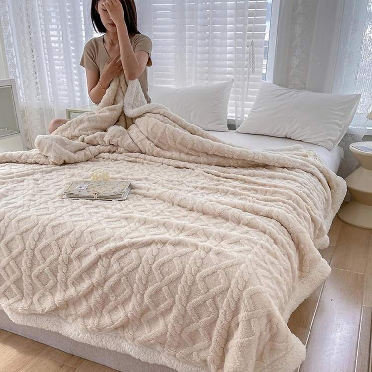 Marcherelle™ – Couverture Lestée Douce & Relaxante
