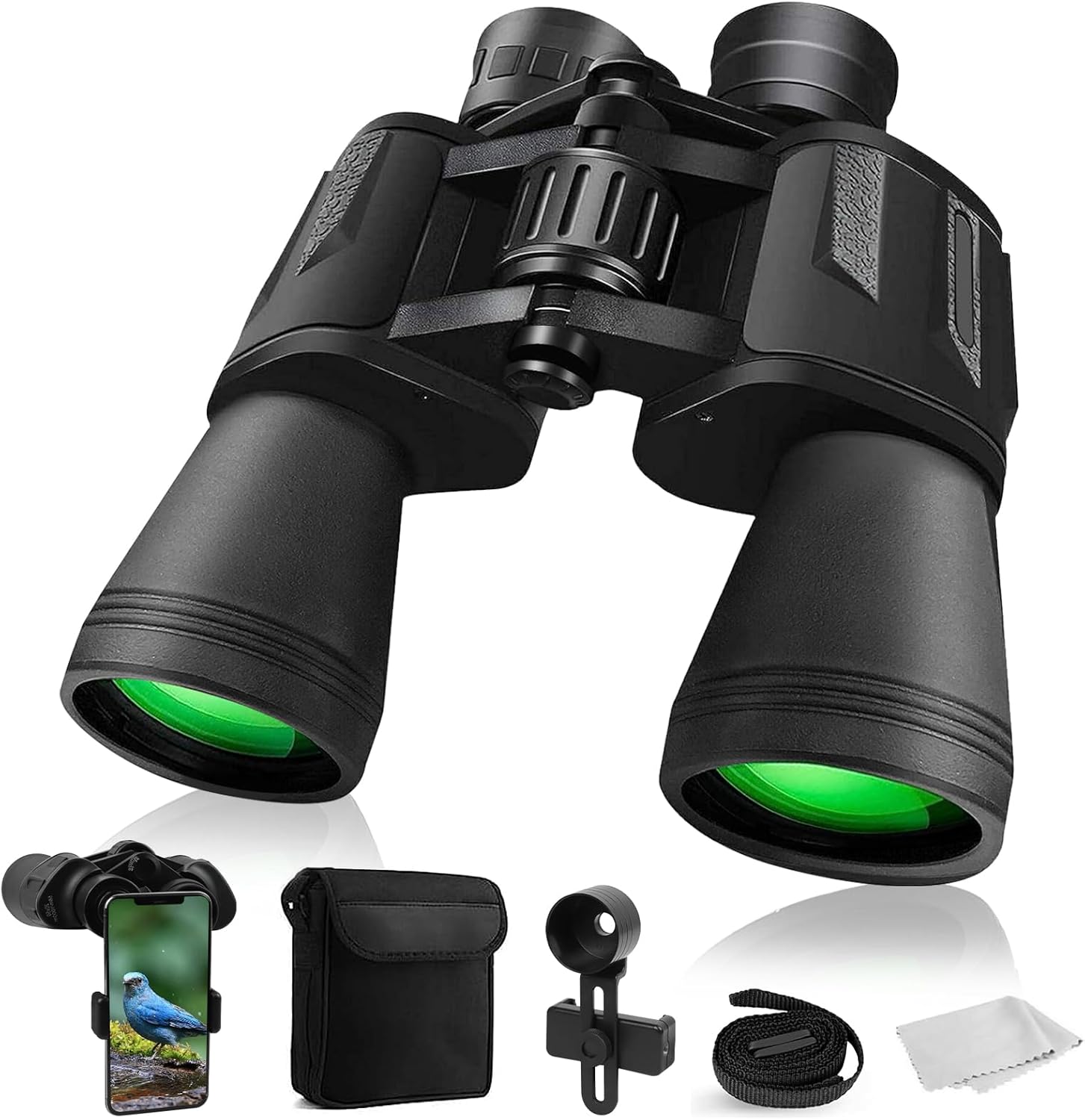 Marcherelle™ – Jumelles 20x50 HD Vision Nocturne Randonnée FMC Haute Définition