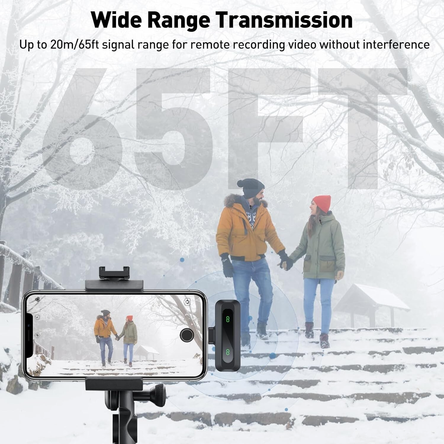 Marcherelle™ – Microphone Cravate Sans Fil USB-C Pour Un Son Clair Et Stable