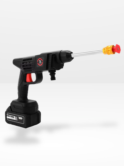 Marcherelle™ – Nettoyeur Haute Pression Sans Fil 50 Bars – Rechargeable 24V, Jet Puissant & Compact pour Voiture, Terrasse, Mobilier