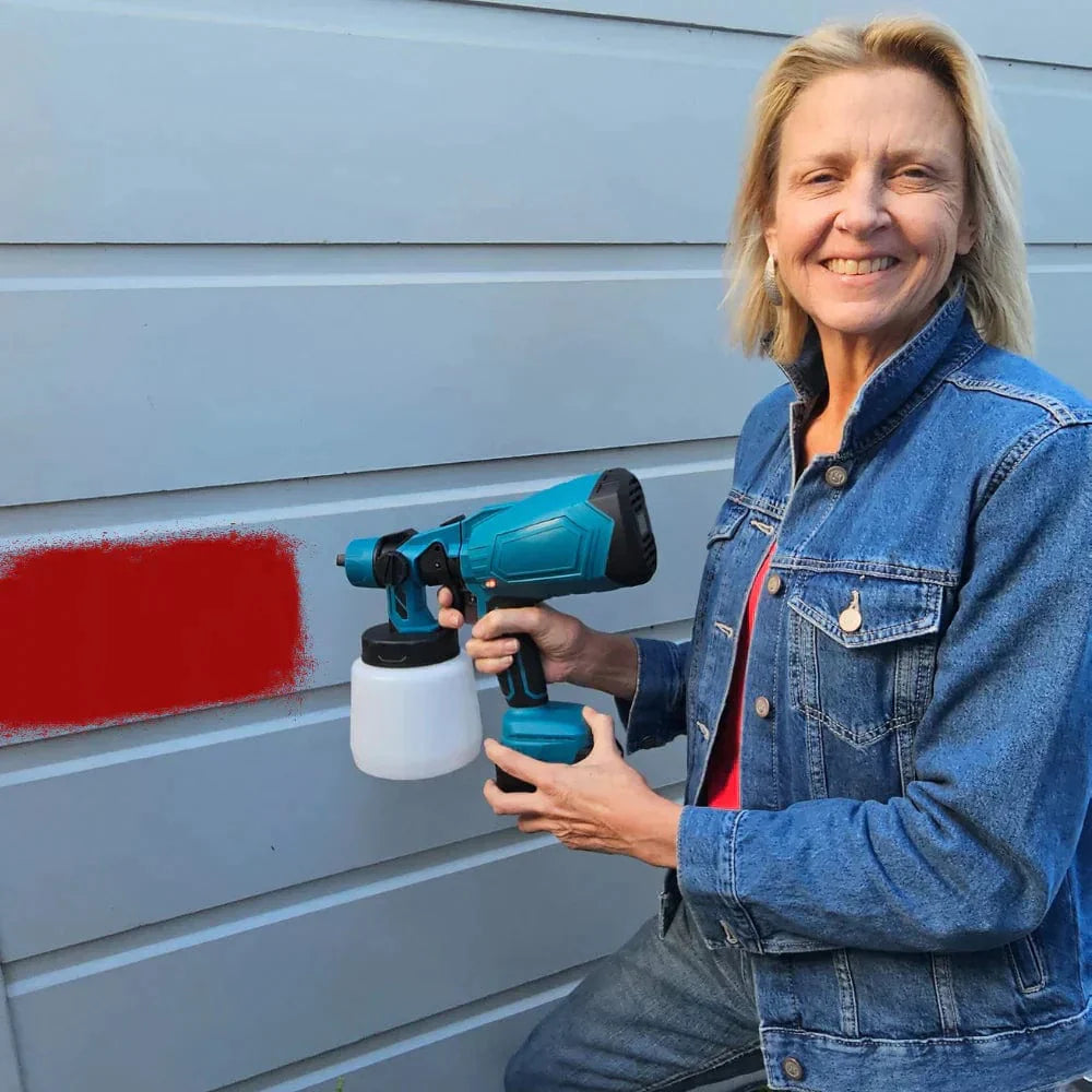 Marcherelle™ – Pistolet à Peinture Électrique Sans Fil avec Batterie Rechargeable