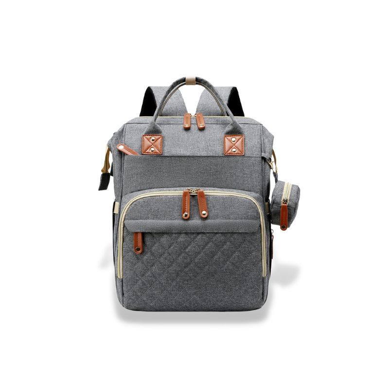 Marcherelle™ – Sac à Langer Sac à Dos 3-en-1 avec Lit Bébé Portable