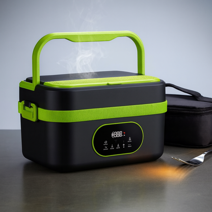 Boîte à Lunch Chauffante Portable Inox - Foivo