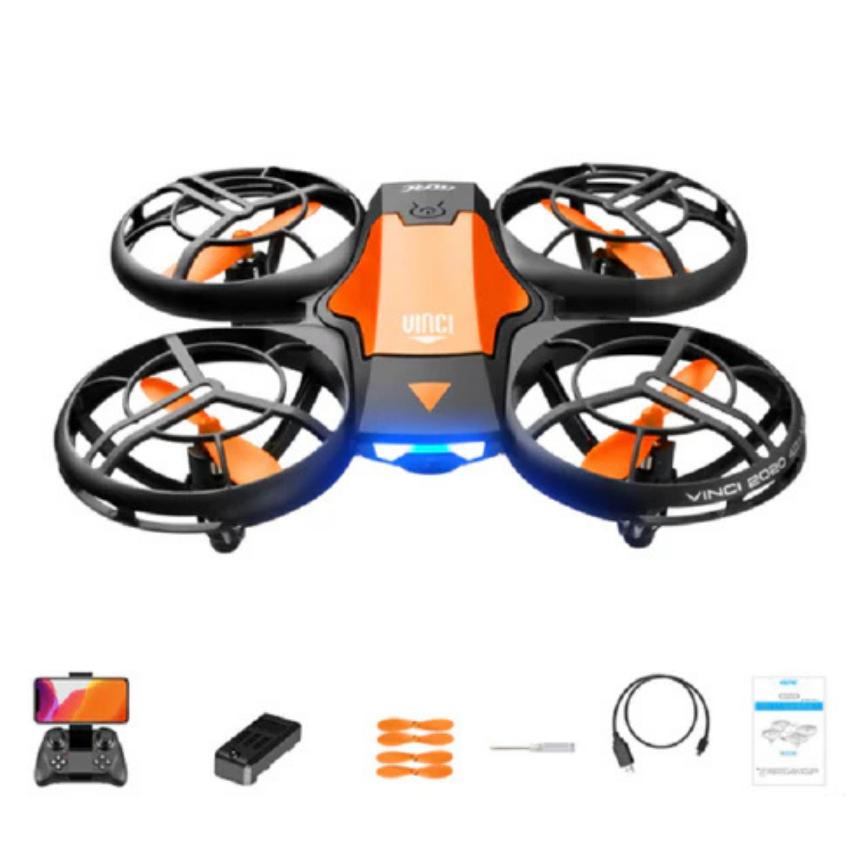 Foldable 4K WiFi FPV Drone with HD Camera and Stabilizer
