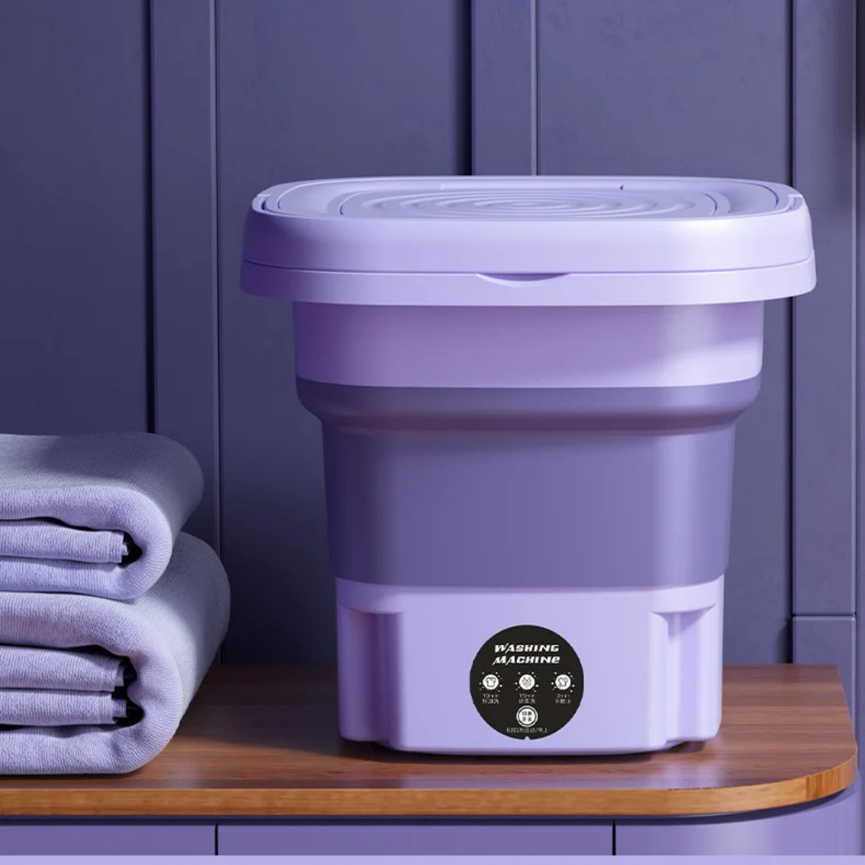 Compact and Lightweight Portable Washing Machine