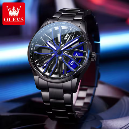 Elegant Men's Sports Chronograph Watch