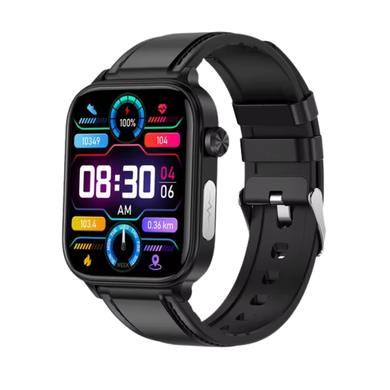 Fitness Smartwatch with ECG and Health Tracking